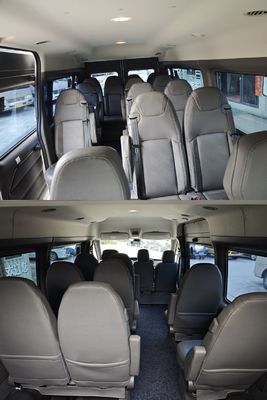 14 Kişilik İkinci El Minibüs Dizel Jiangling Transit CN-4 Van, 145km/s Azami Hız
