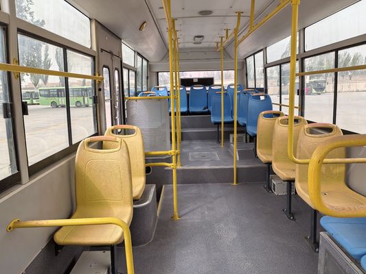 İkinci el 8 metrelik sol direksiyonlu yeşil dizel otobüs