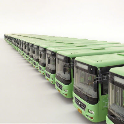İkinci el 8 metrelik sol direksiyonlu yeşil dizel otobüs