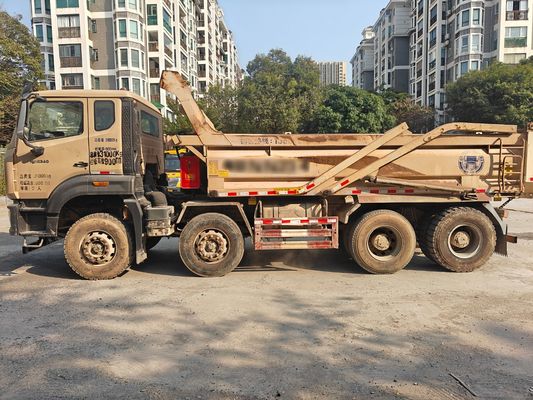 2019 yılında üretilen iki koltuklu sarı ikinci el Howo Dump Truck
